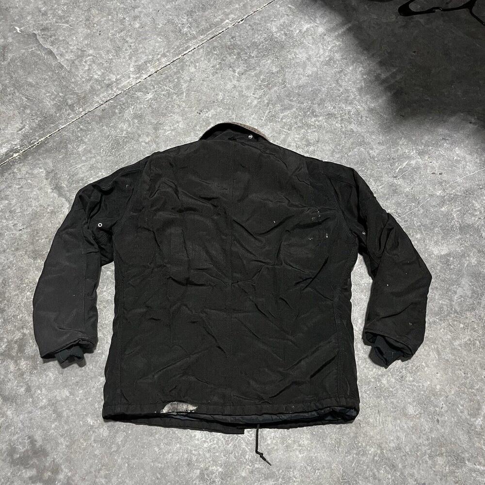 Vintage Carhartt Chore Black Jacket Size XL Union Made - Picture 5 of 7
